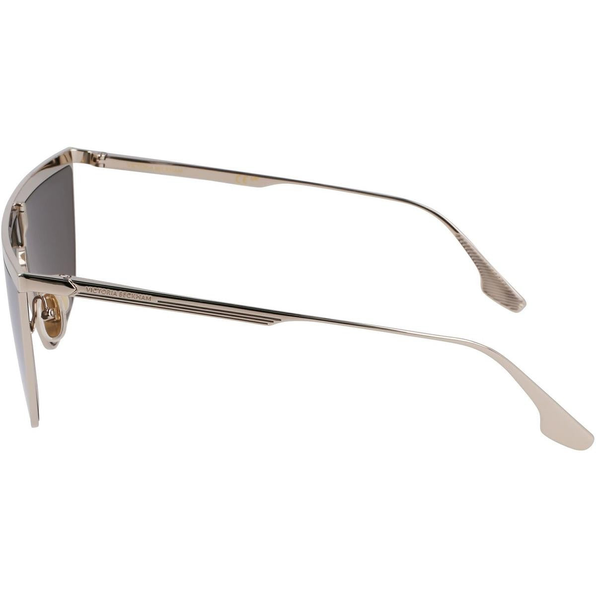 Victoria Beckham Sunglasses VB245S Silver Mono Lens Mirrored Women 59mm RRP £354