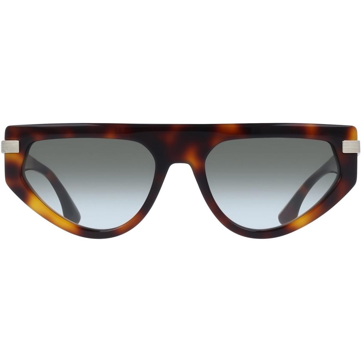 Victoria Beckham VB685S5618215 Women Brown Sunglasses Acetate Shield Eyeglasses