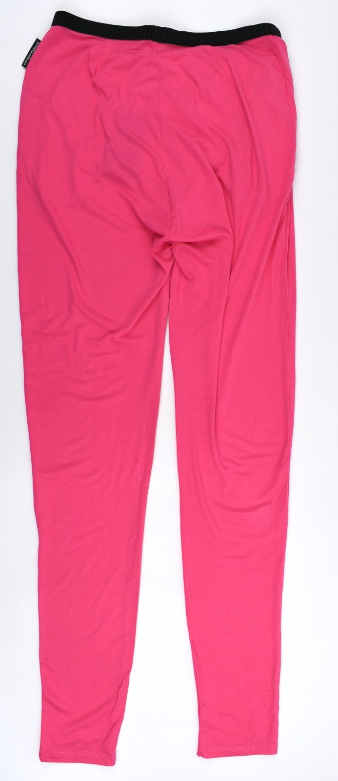EA Emporio Armani Soft Cotton Jersey Lounge Pyjama Pants, Pink, size XS