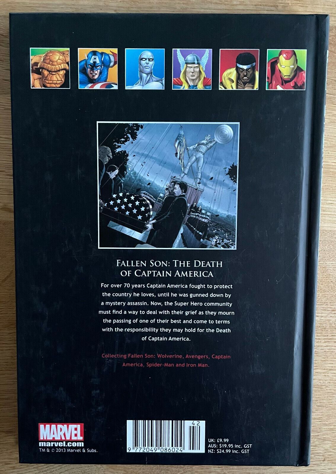 Fallen Son The Death of Captain America No.51 Marvel Graphic Novel Like New