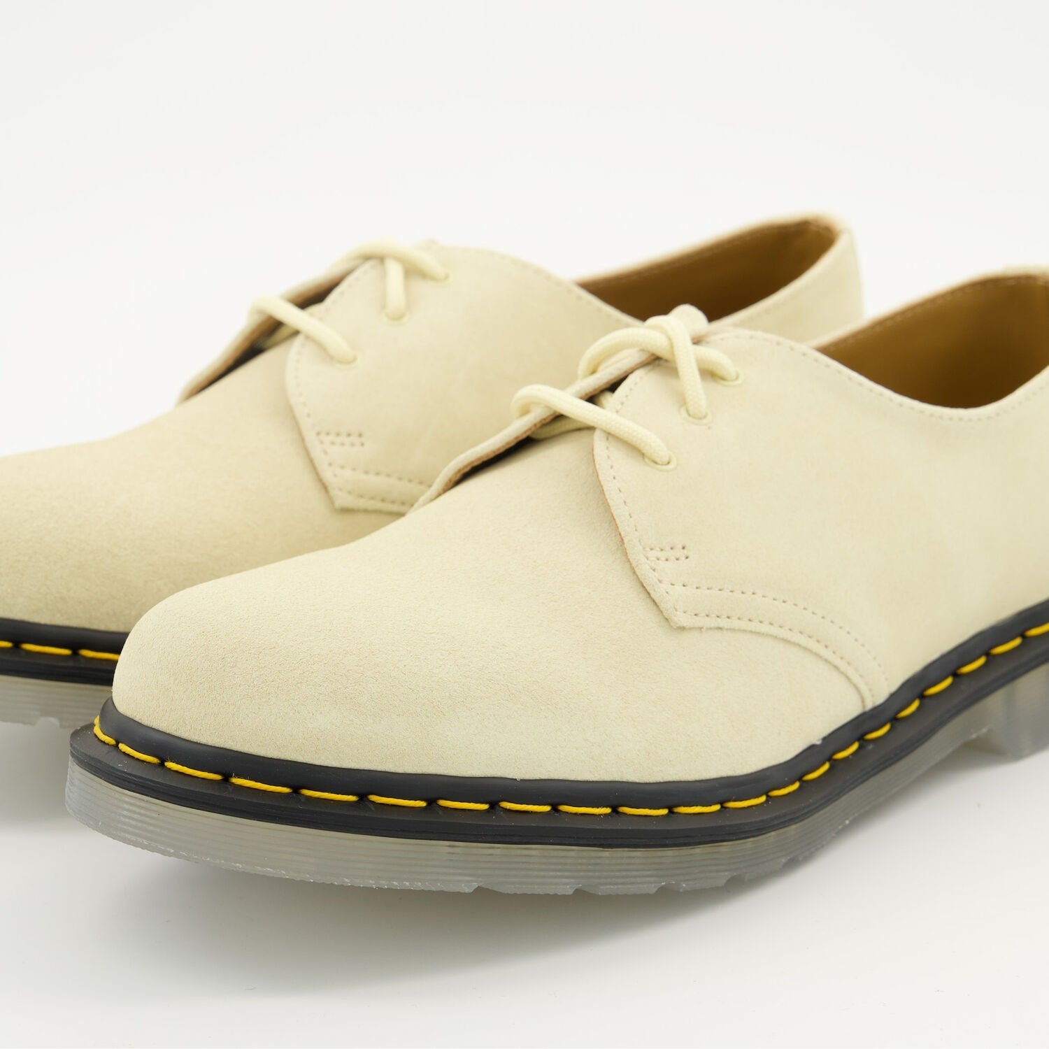 Mens Dr Martens 1461 Toile Cream Iced Suede Leather UK 10 EU45 RRP £120
