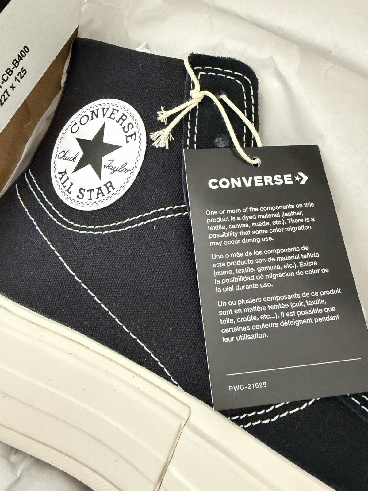 Converse Chuck Taylor All Star Cruise Hi Shoes Size 40 Cod A04689C Black UK6