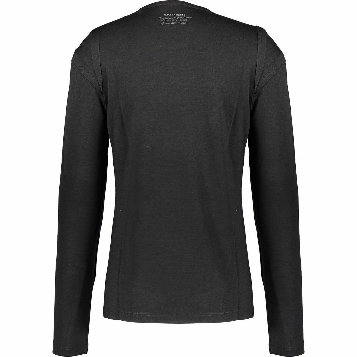 ERMANNO SCERVINO Mens Designer Black Long Sleeve Shirt 43% Wool sizes S M M-L L