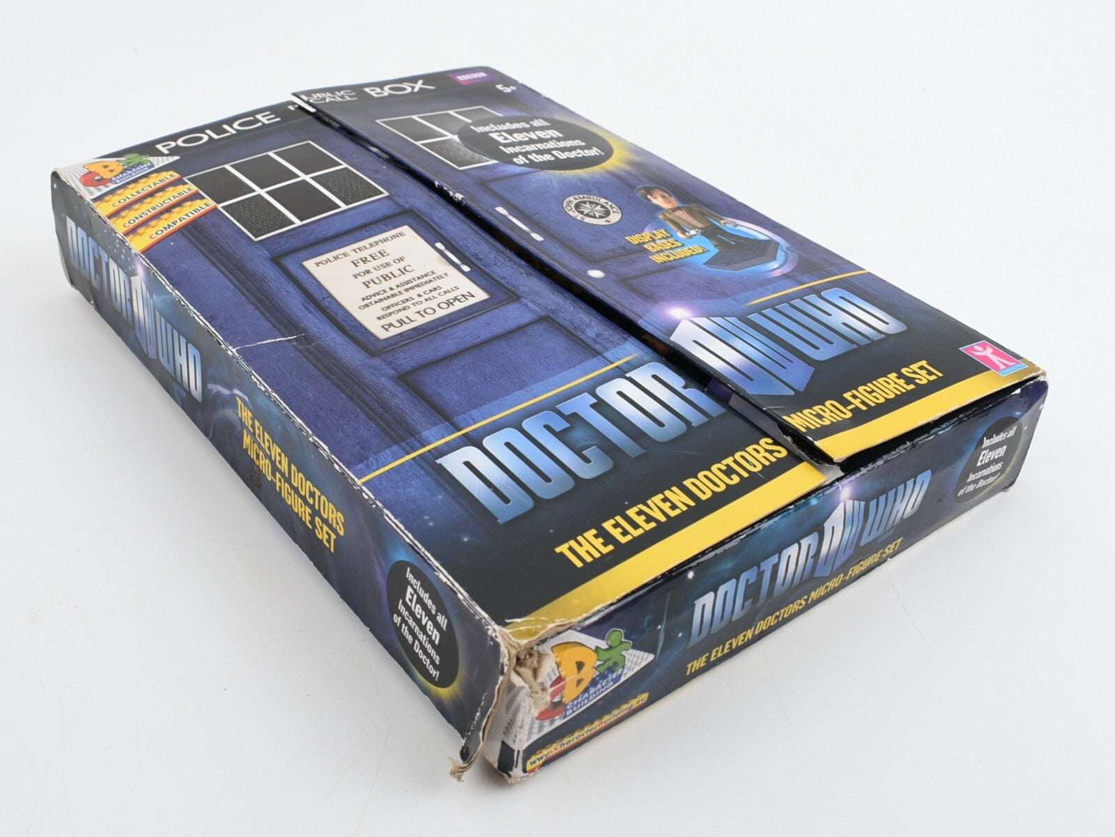Dr Who 11 ELEVEN DOCTORS Micro Figure Set *figures complete/missing stands*