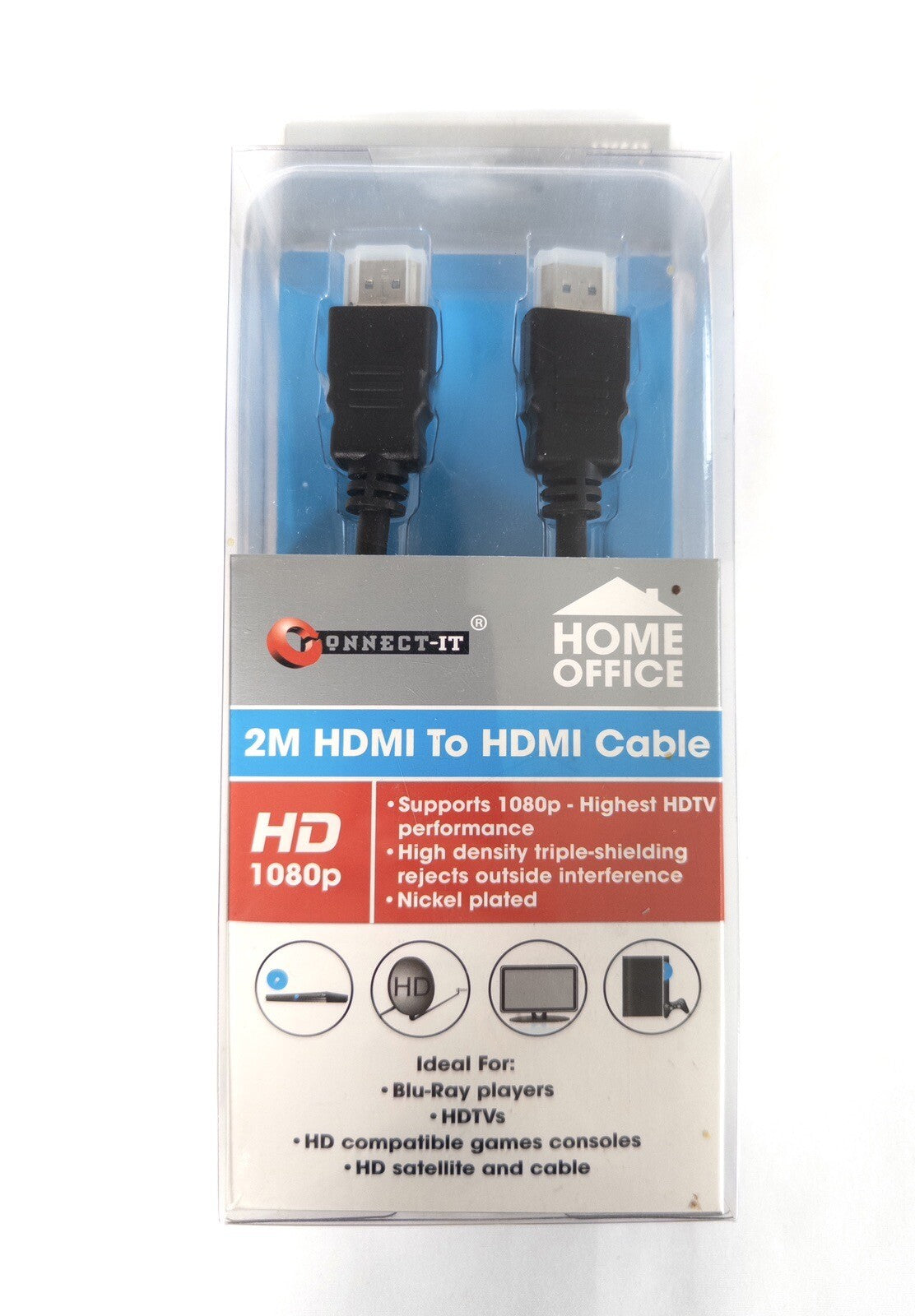 CONNECT-IT 2M HDMI To HDMI Cable HD1080p