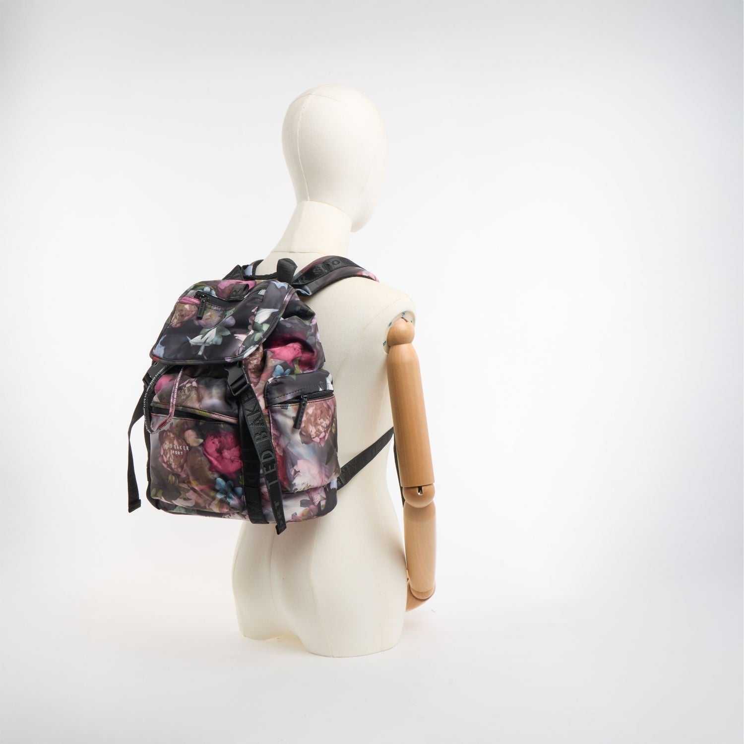 Ted Baker Sport Multicoloured Flower Pattern Multipocket Backpack