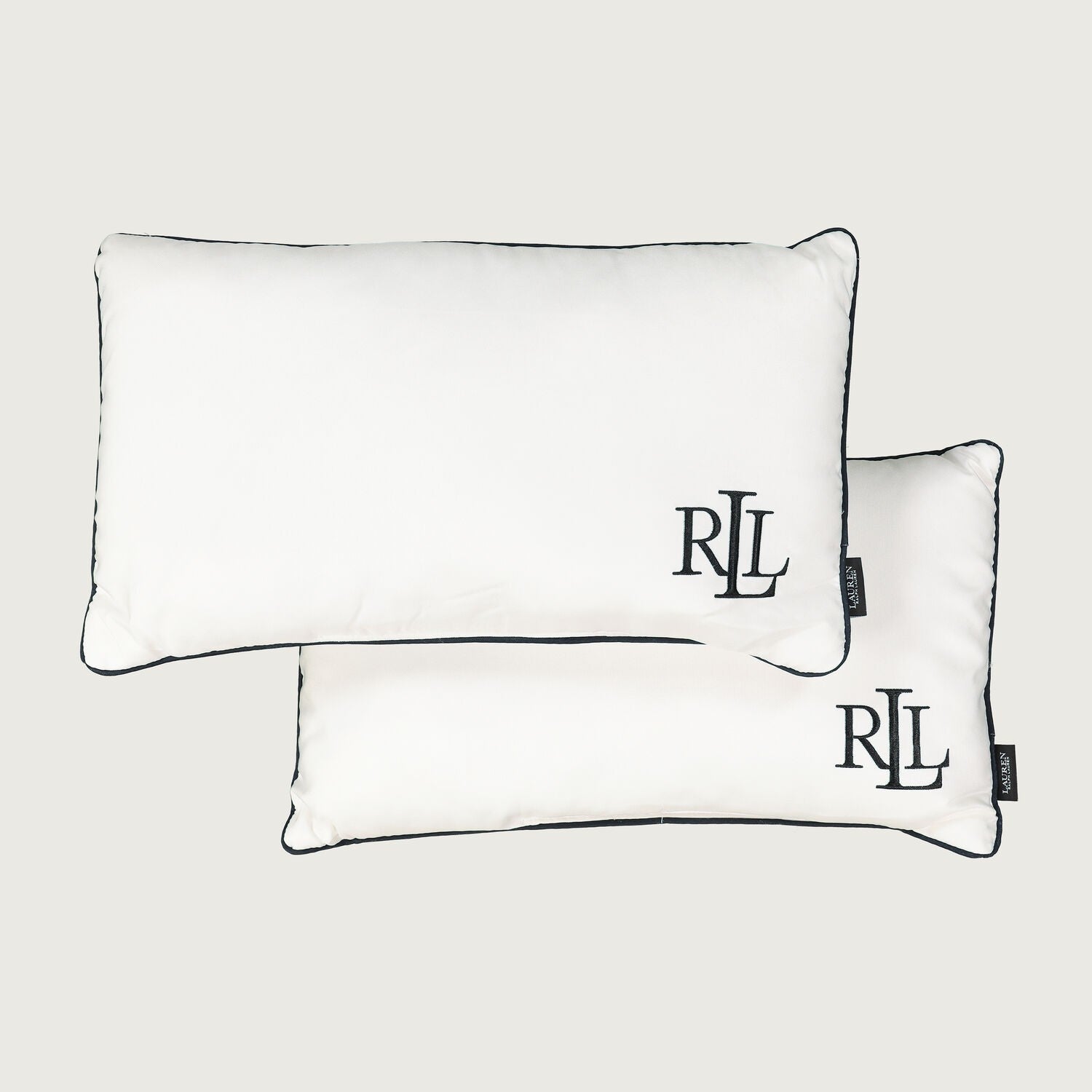 Ralph Lauren White x2 Cushion SET H: 30cm. W: 57cm Indoor /Outdoor Garden