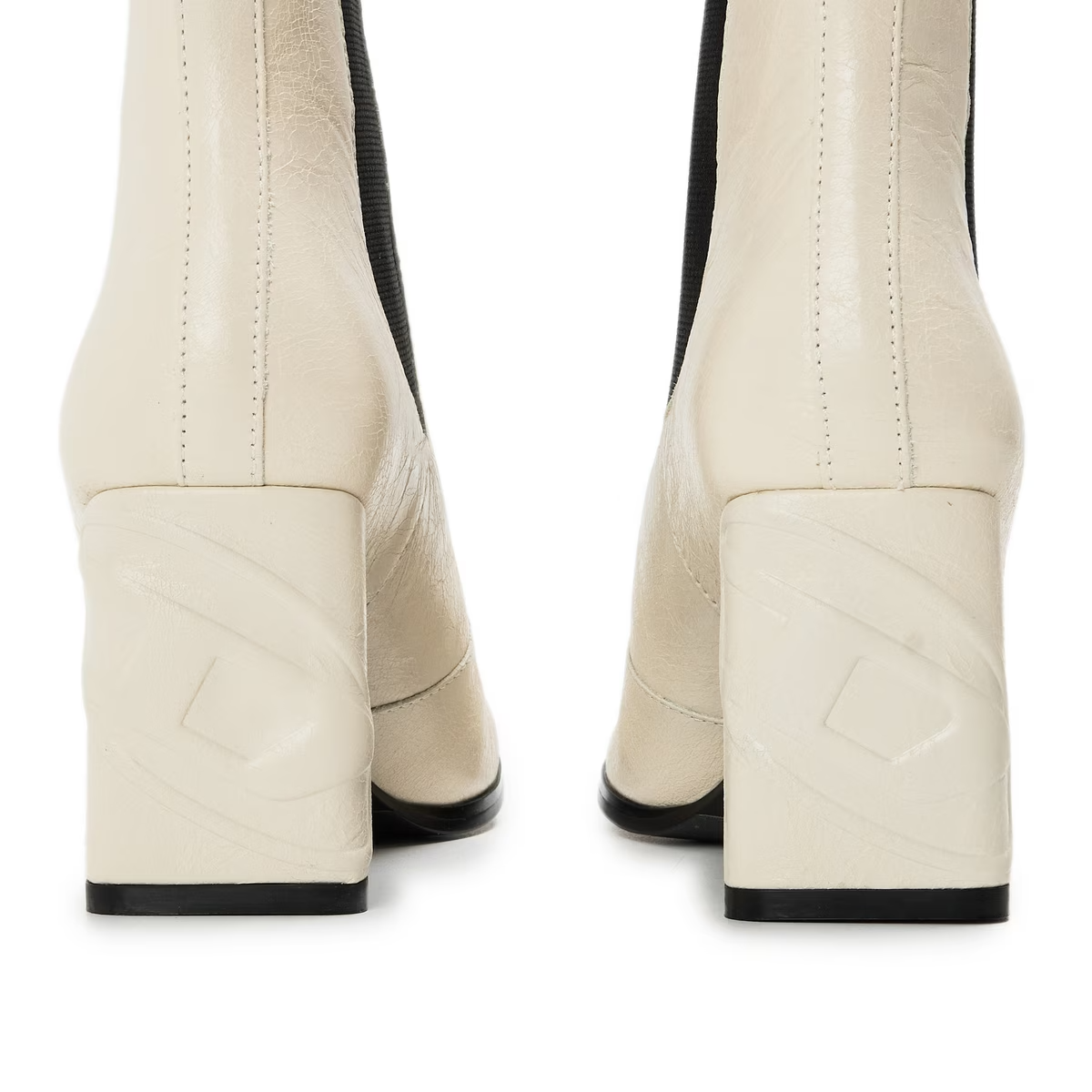 Womens Diesel D-Glove AB White Sock Boots Size UK6