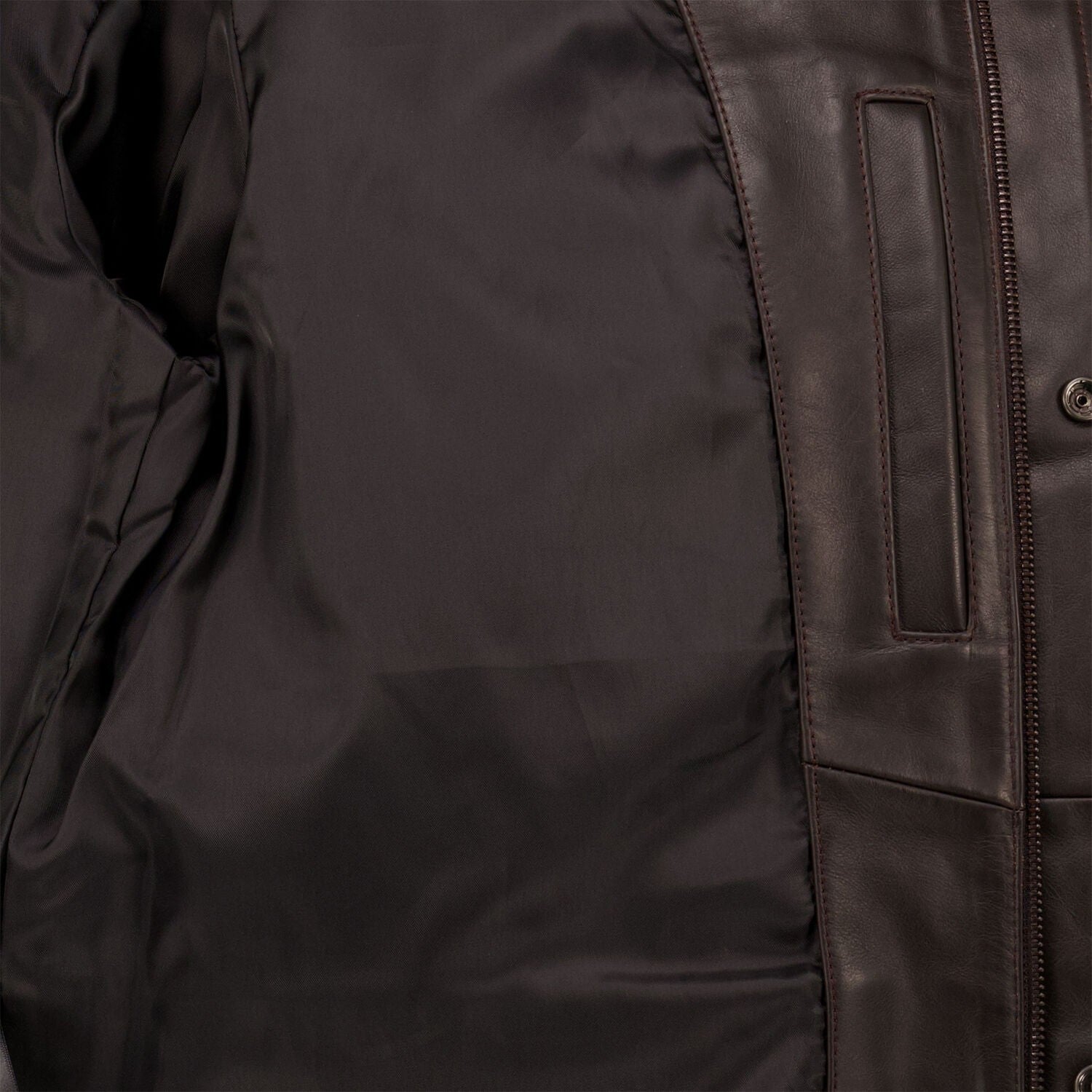 Belstaff Men's Leather Grant Jacket Dark Brown Size 42 Large RRP £1295.00