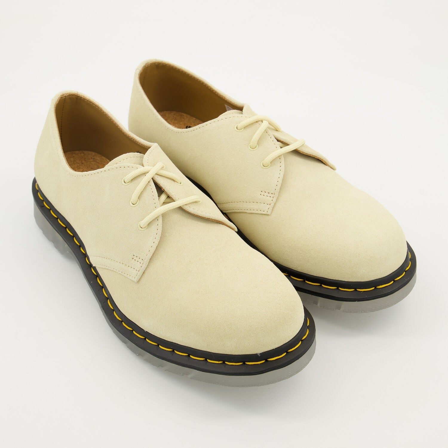 Mens Dr Martens 1461 Toile Cream Iced Suede Leather UK 10 EU45 RRP £120