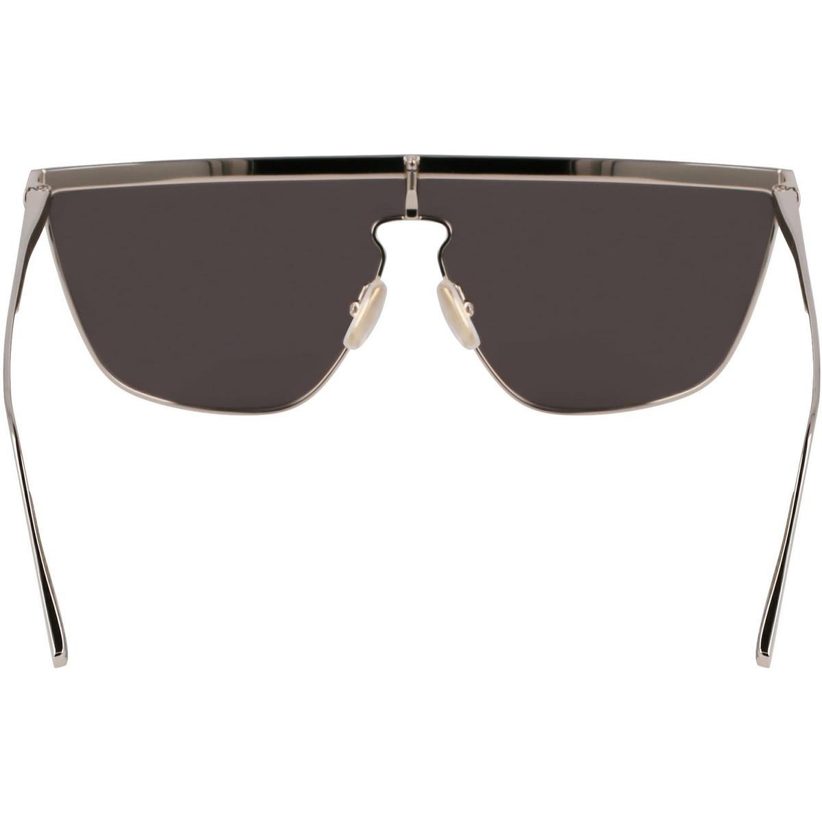 Victoria Beckham Sunglasses VB245S Silver Mono Lens Mirrored Women 59mm RRP £354