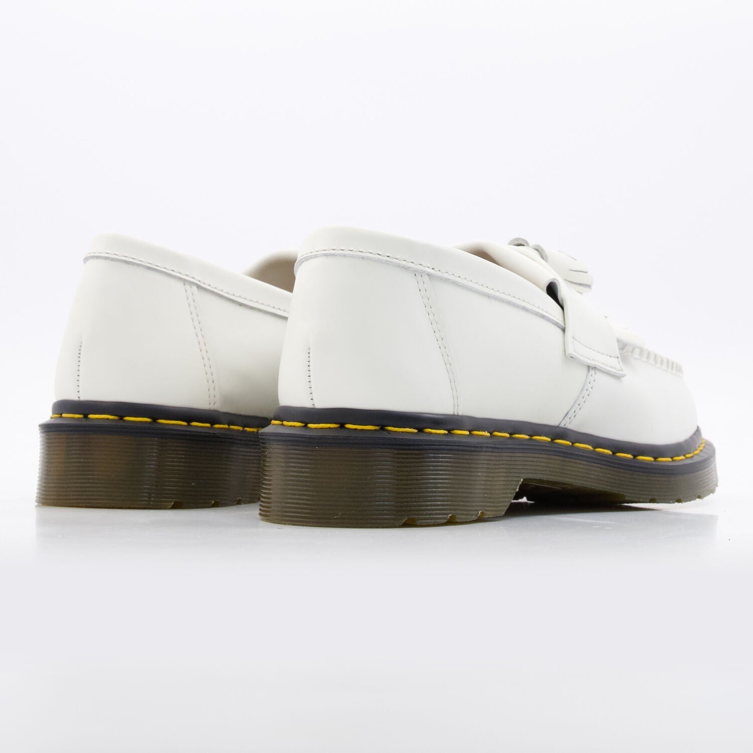 Dr Martens Adrian YS White Smooth Leather Tassel Loafers UK9 EU43 New RRP £160
