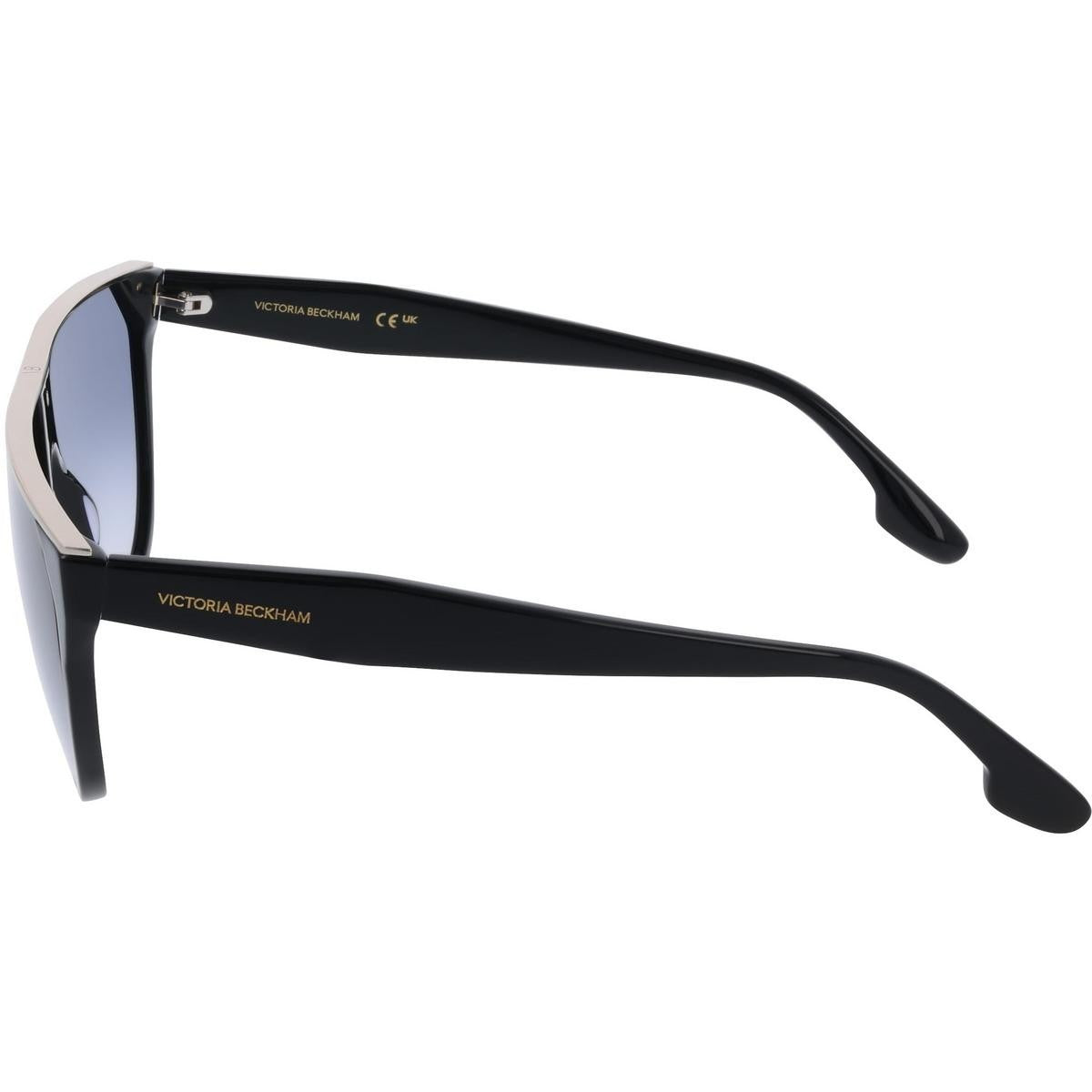 VICTORIA BECKHAM VB682S 001 Sunglasses Black Frame Smoke Gradient Lenses 61mm