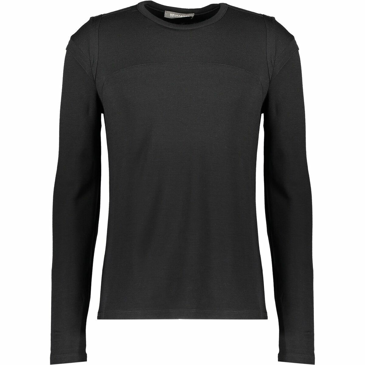 ERMANNO SCERVINO Mens Designer Black Long Sleeve Shirt 43% Wool sizes S M M-L L