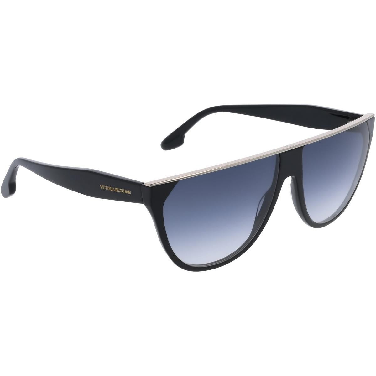 VICTORIA BECKHAM VB682S 001 Sunglasses Black Frame Smoke Gradient Lenses 61mm
