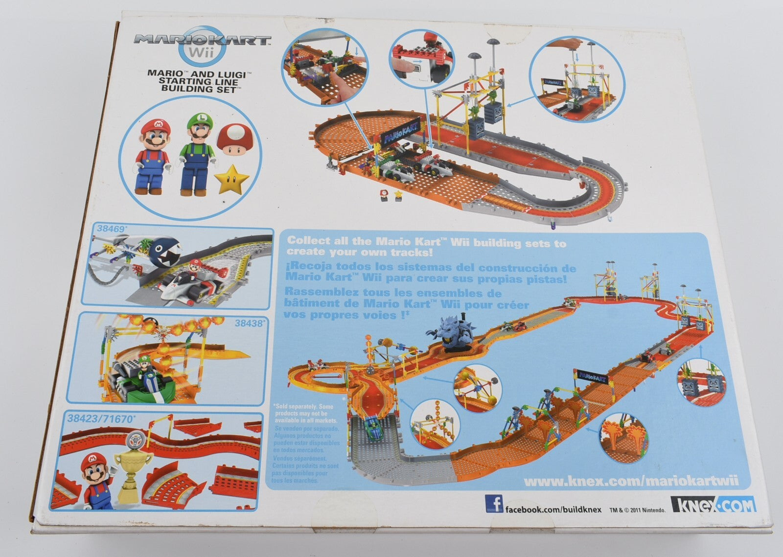 K’NEX Mario Kart Wii - Mario and Luigi Starting Line Building Set *no karts*