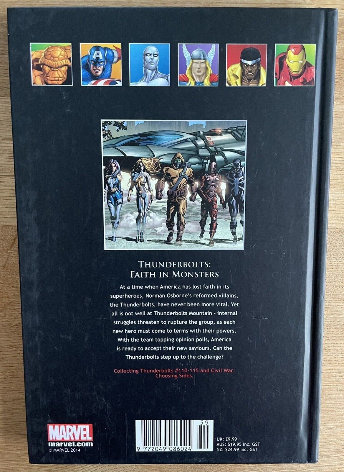 Thunderbolts Faith In Monsters No.56 Marvel Graphic Novel Hardback Like New