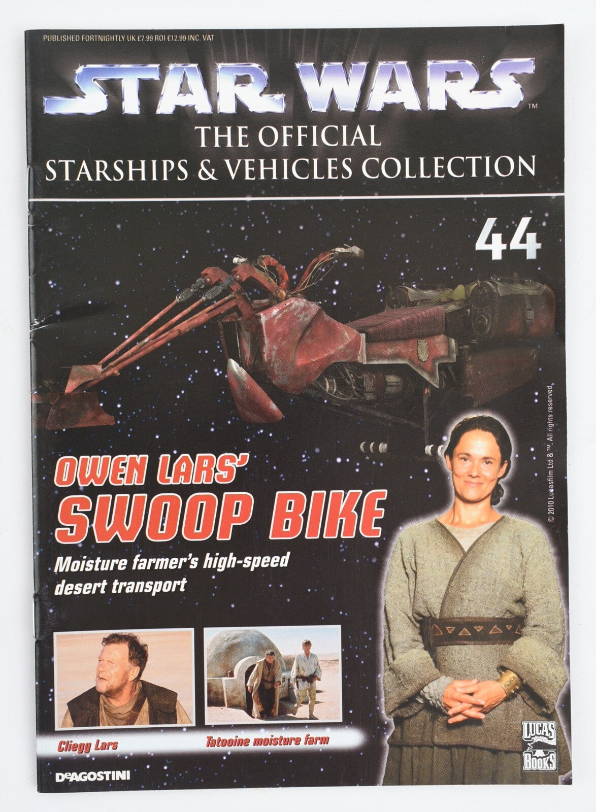 Star Wars - Owen Lars' SWOOP BIKE + #44 Magazine (DeAgostini)