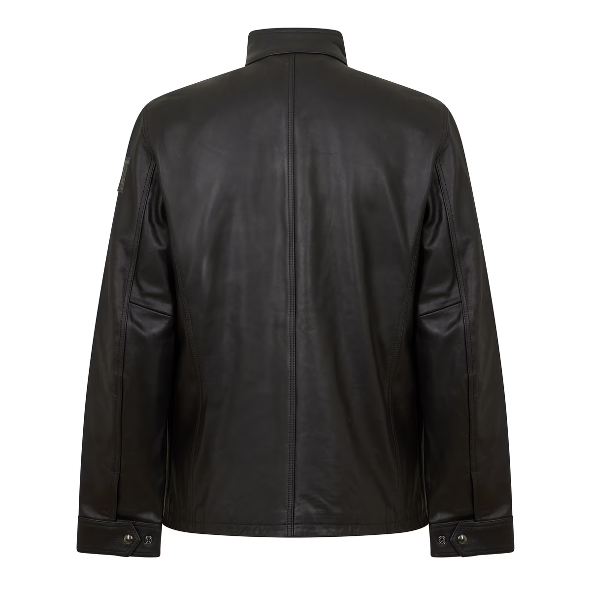 Belstaff Men's Leather Grant Jacket Dark Brown Size 42 Large RRP £1295.00