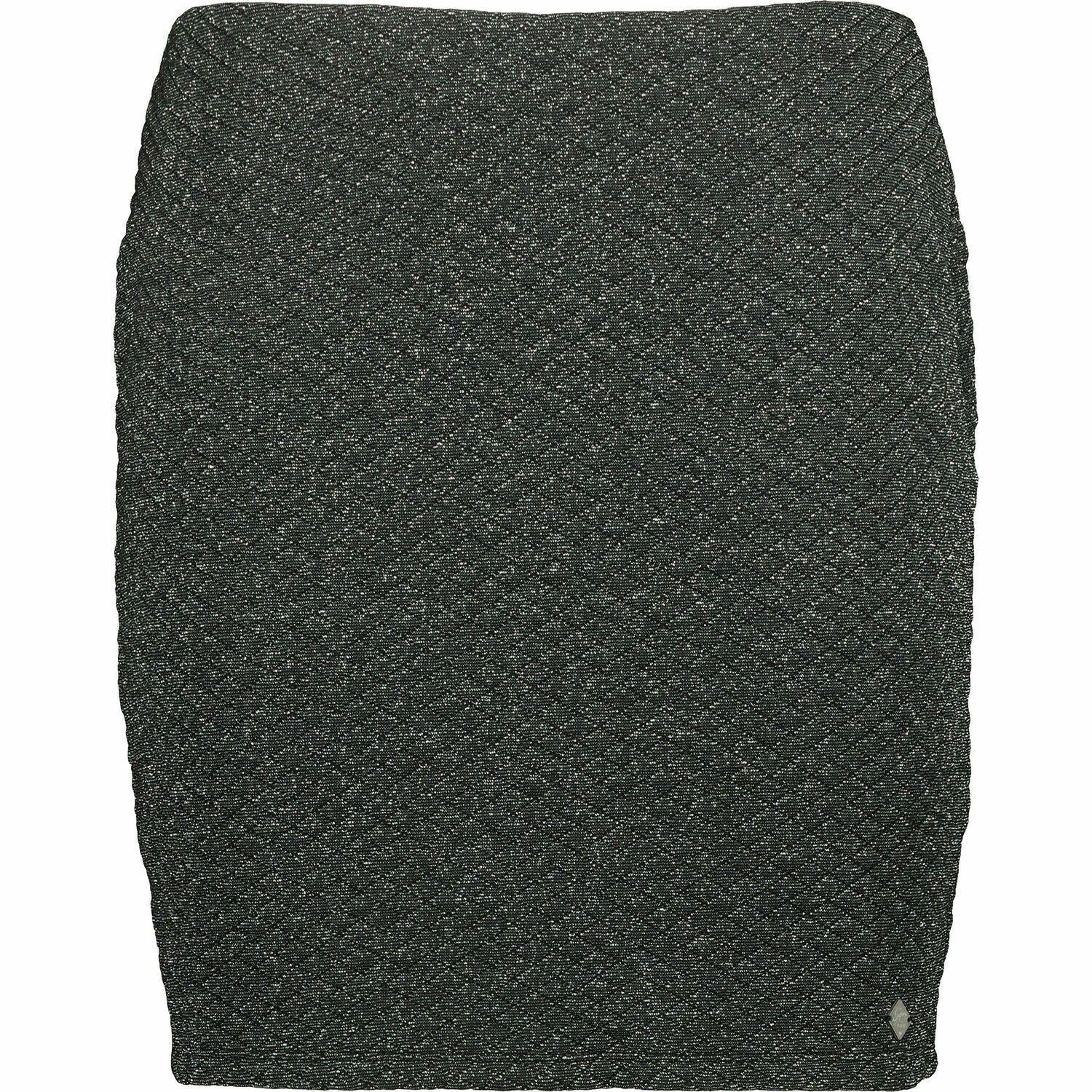 SUPERDRY Women's EDISON Black/Silver Sparkle Mini Skirt, size S / UK 10