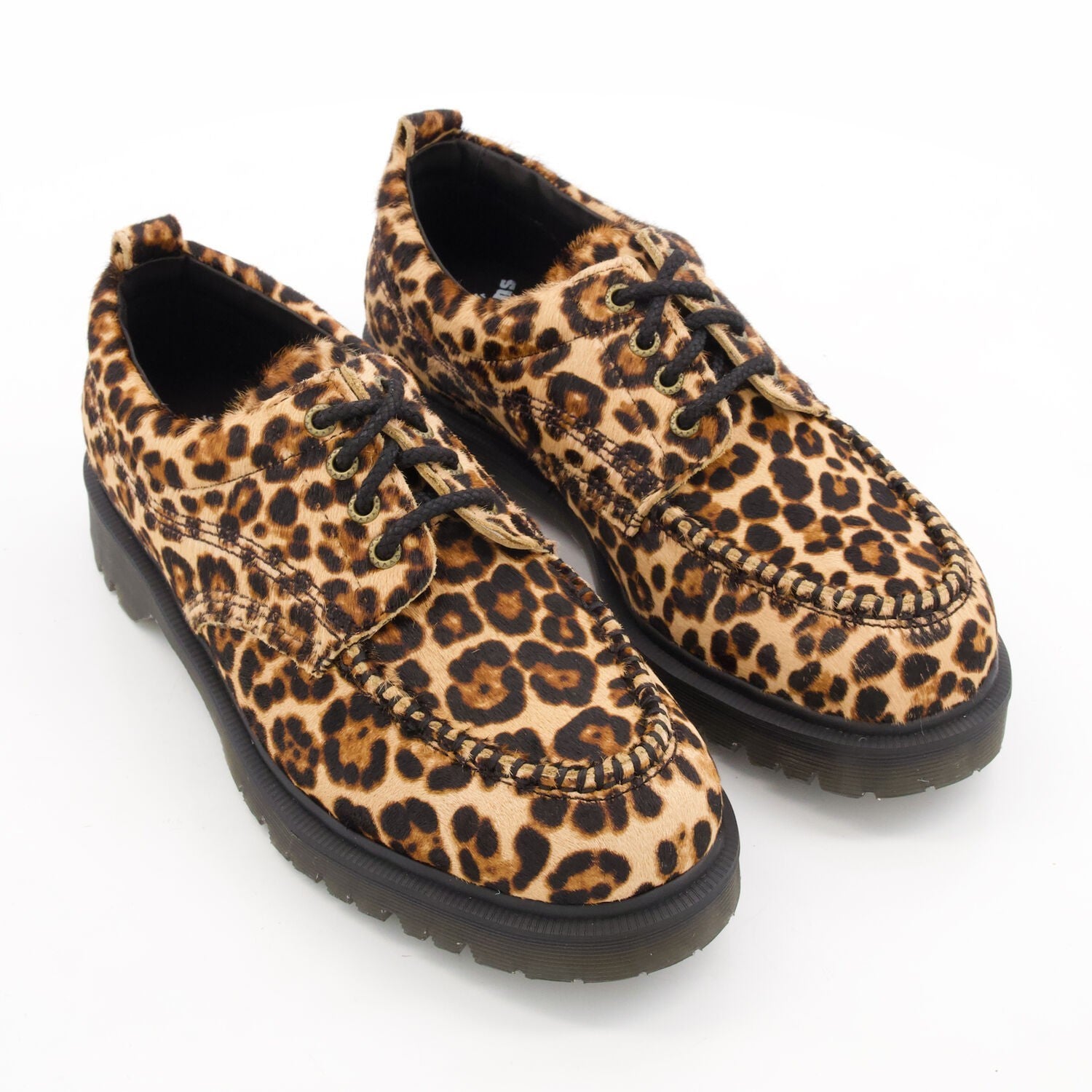 Dr Martens Tortoiseshell Hide Lowell Archive Leopard Print Shoes UK10 RRP£180