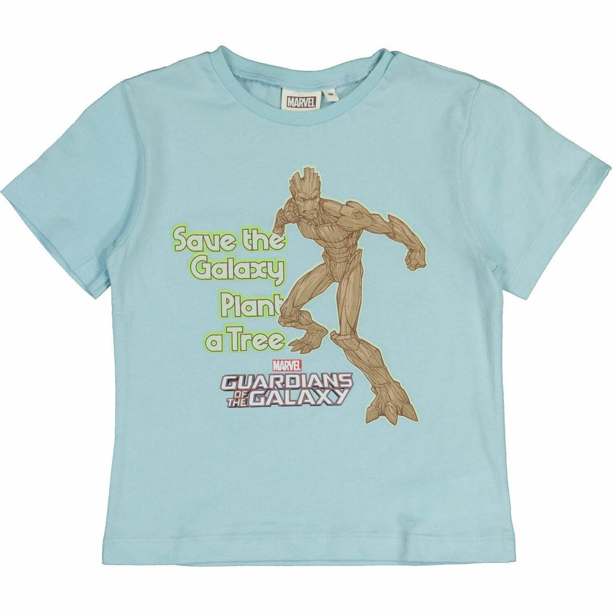 MARVEL Boys' Kids' Guardians of The Galaxy T-shirt, Light Blue, size 4 years