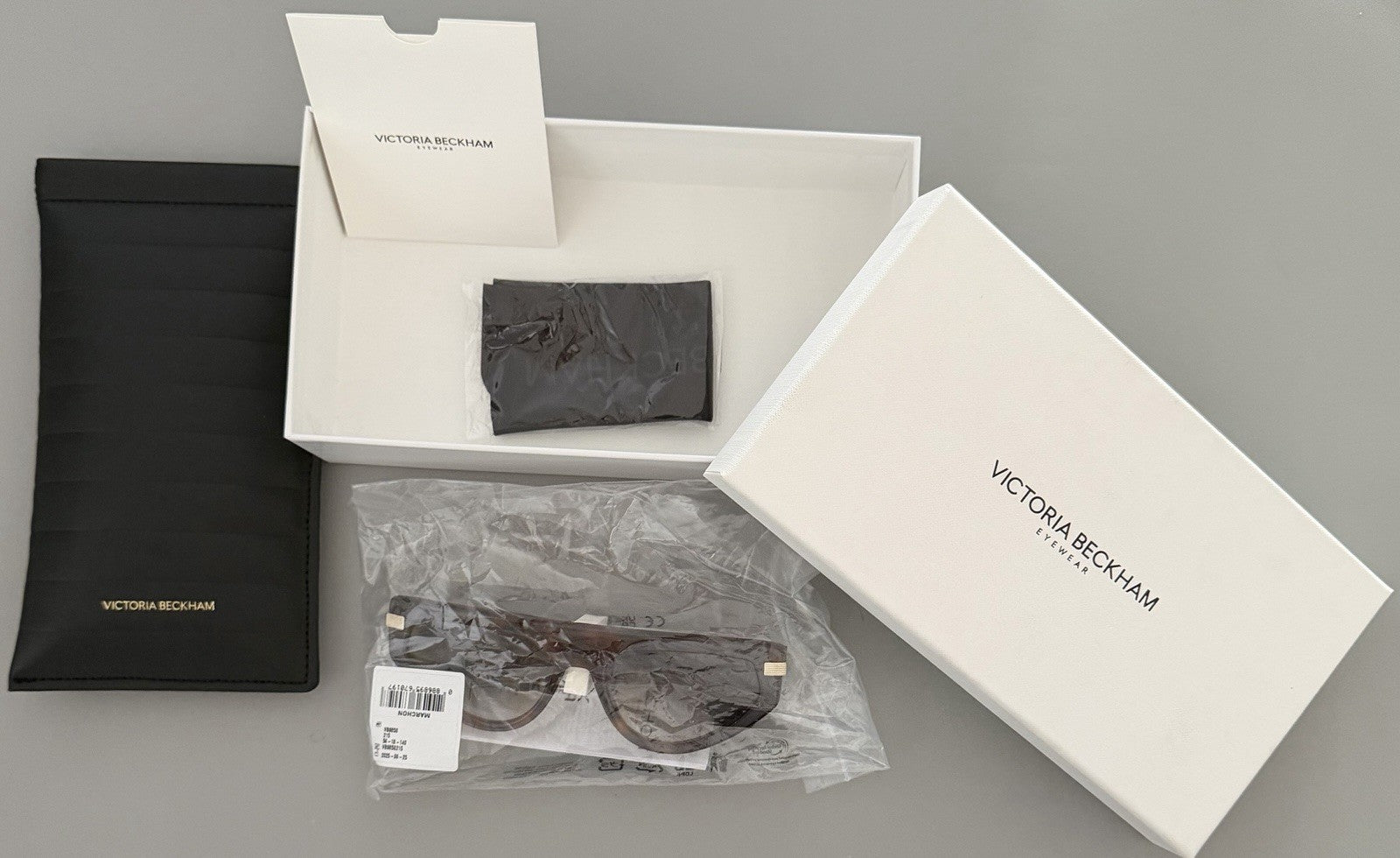Victoria Beckham VB685S5618215 Women Brown Sunglasses Acetate Shield Eyeglasses