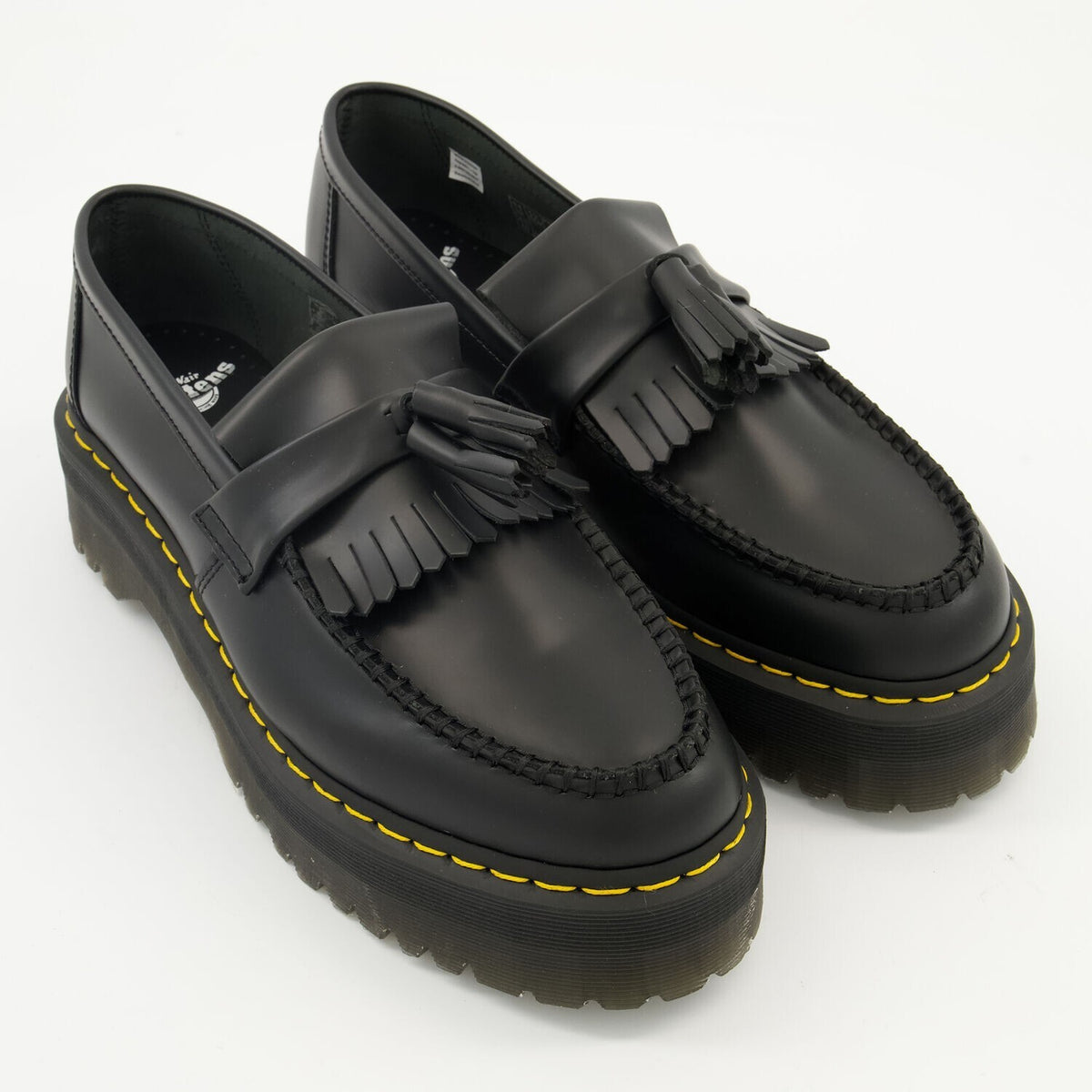 Mens Dr. Martens V Adrian Quad Black Platform Shoes UK 10 EU 45 NEW RRP £180