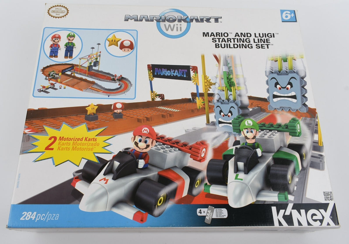 K’NEX Mario Kart Wii - Mario and Luigi Starting Line Building Set *no karts*