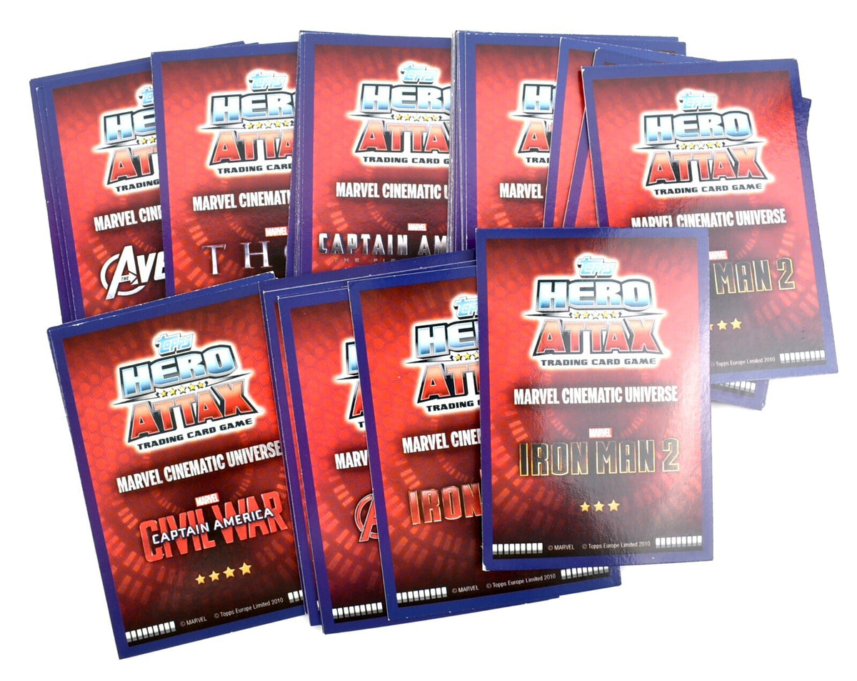 Topps Marvel Hero Attax - Trading Cards Bundle / Lot of 52 Cards