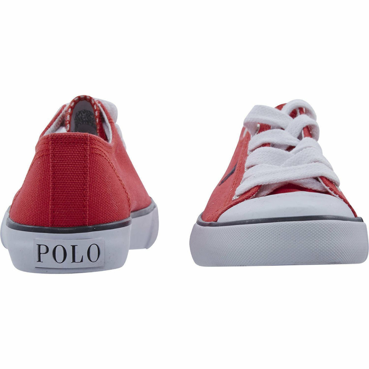 POLO RALPH LAUREN Kids Red Canvas Shoes Sneakers size UK 2.5