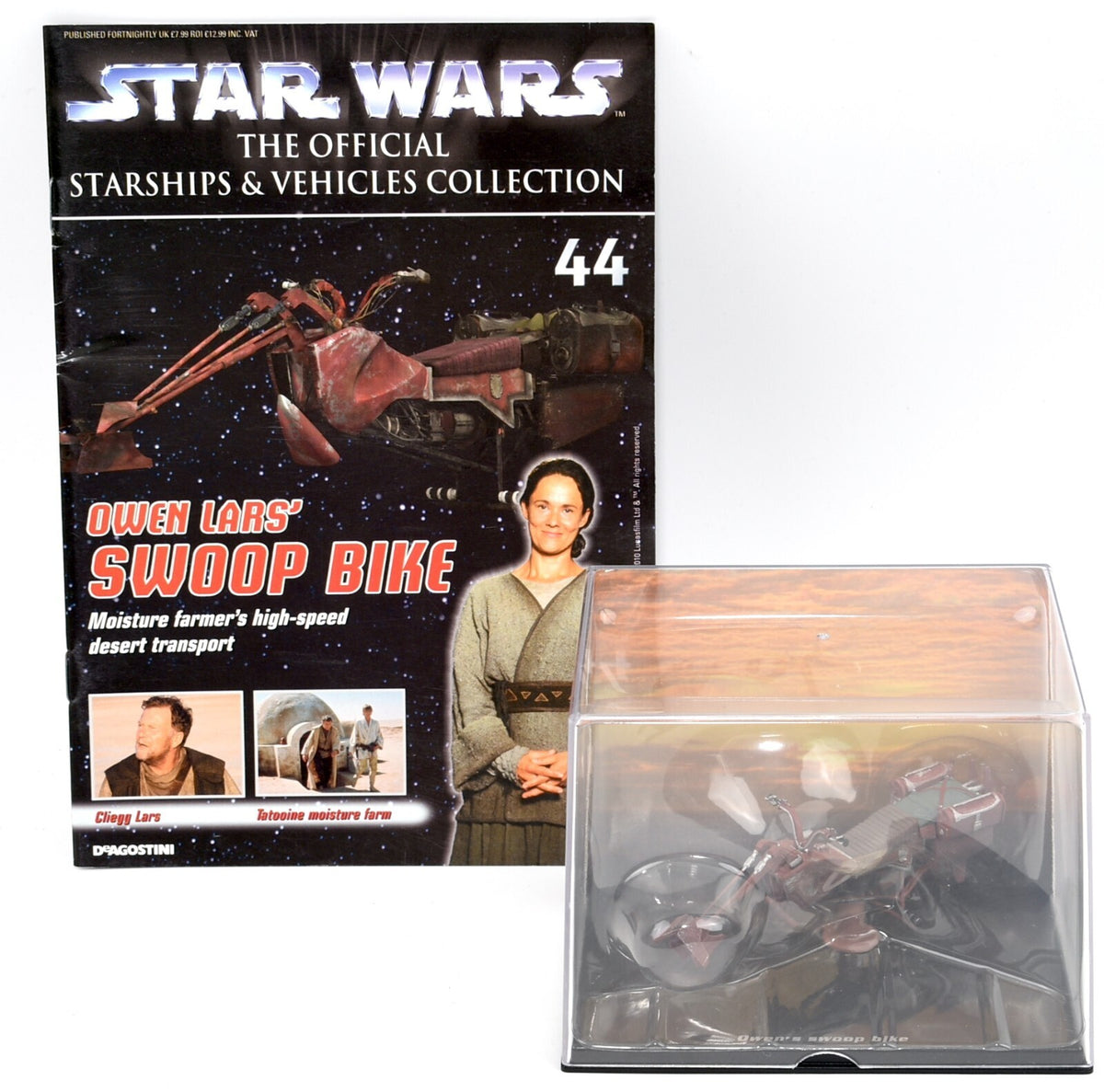 Star Wars - Owen Lars' SWOOP BIKE + #44 Magazine (DeAgostini)