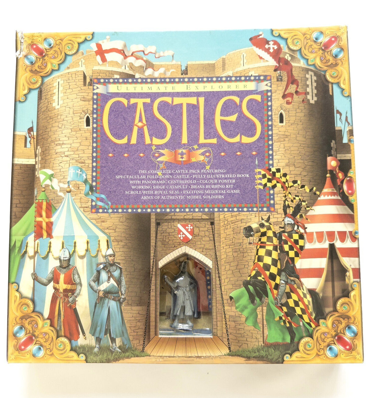 Ultimate Explorer CASTLES pack Kids Learning Activity Pack *missing pieces*