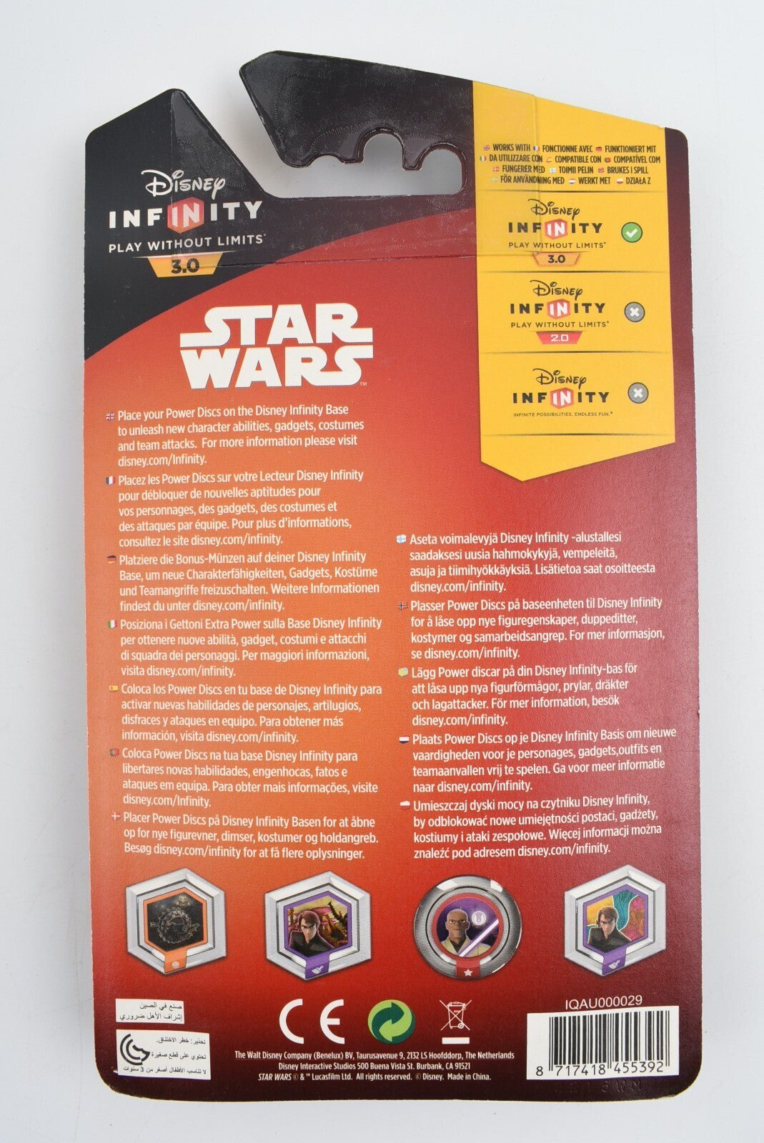 Disney Infinity 3.0 - Star Wars: Twilight of the Republic Disc Pack /New Sealed