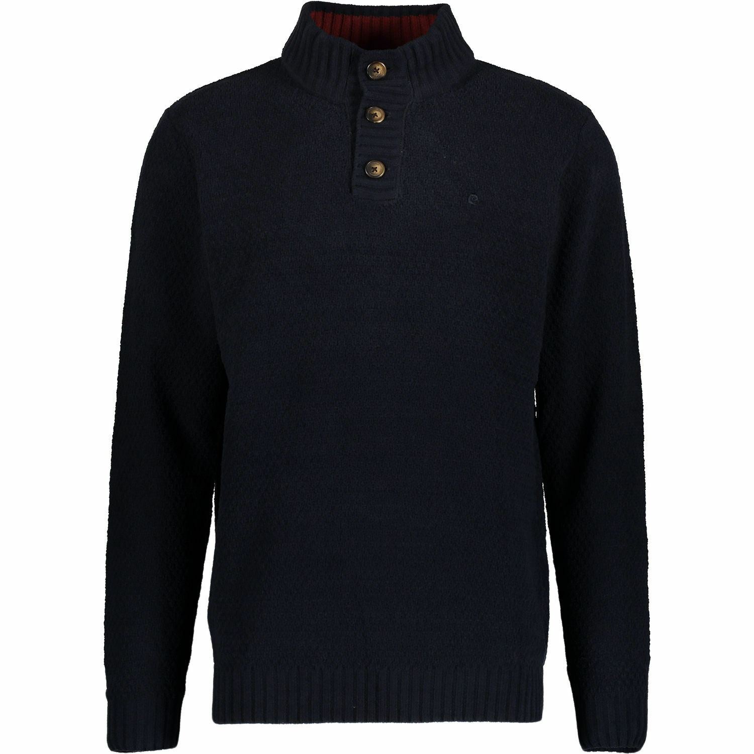PIERRE CARDIN Men's Navy Blue Soft Knitted Jumper - size S