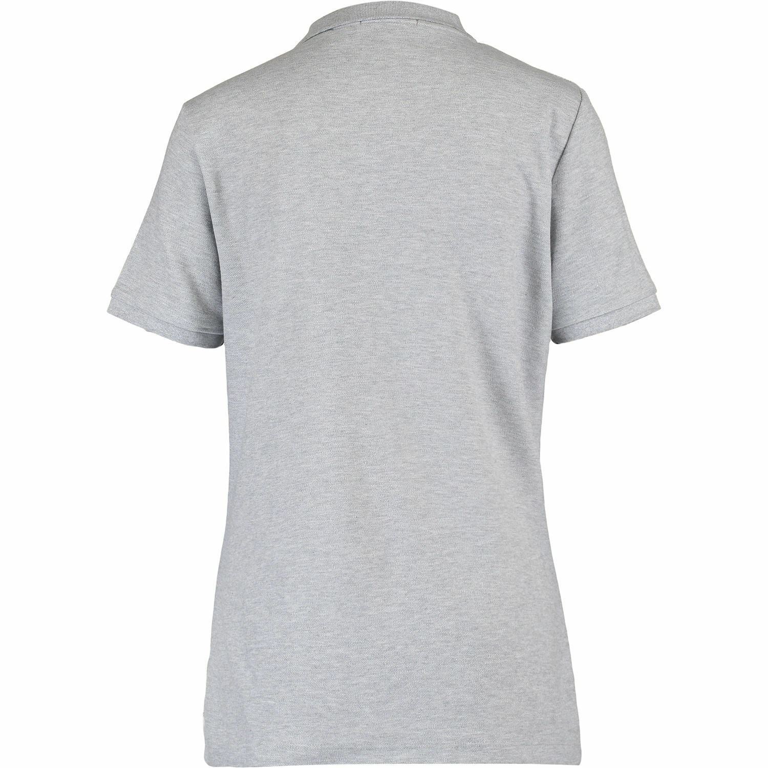 CALVIN KLEIN Women's Cotton Pique Polo Shirt, Grey, size S /size M