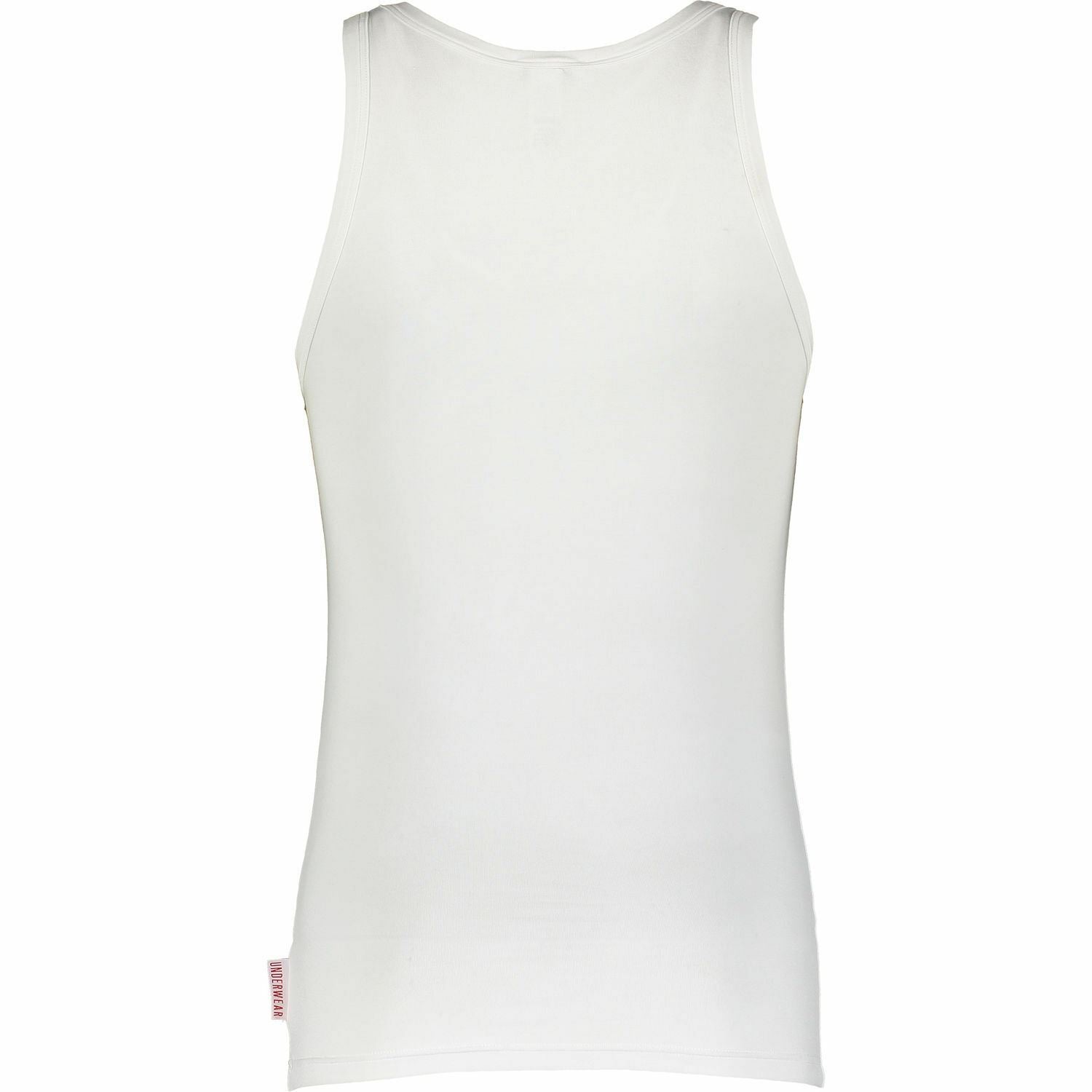 BIKKEMBERGS Men's White Tank Top T-Shirt Louge Night wear Modal Mix, size Large