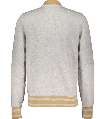 Tommy Hilfiger Men's  Brown & Grey Wool Blend Bomber Jacket, M & L