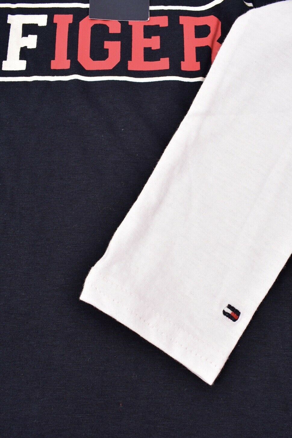 TOMMY HILFIGER Boys' Kids Layered Look Long Sleeve Top, Navy Blue, 4-8 years