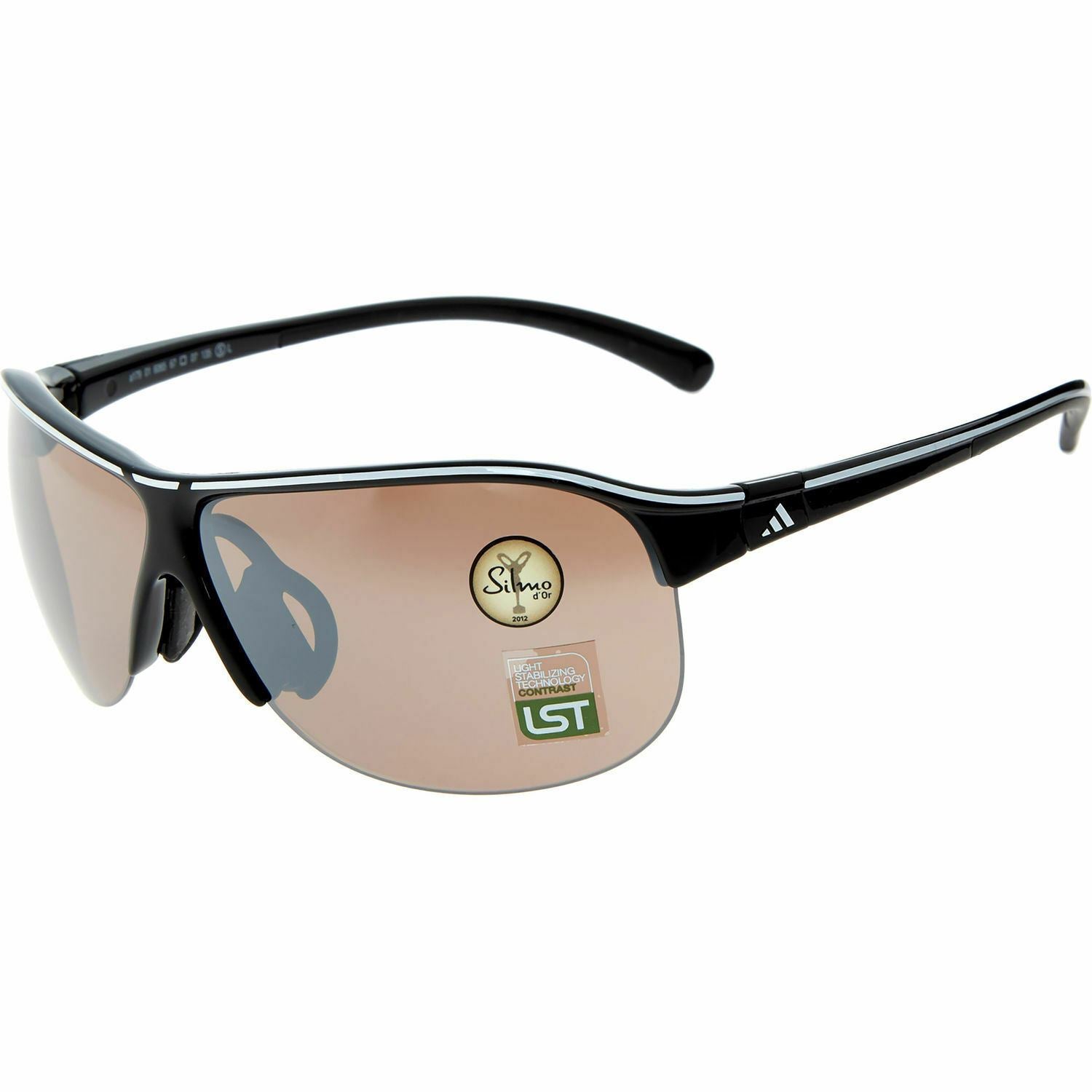 ADIDAS Tourpro S Black S White Line Sport Men's Sunglasses a179/6065
