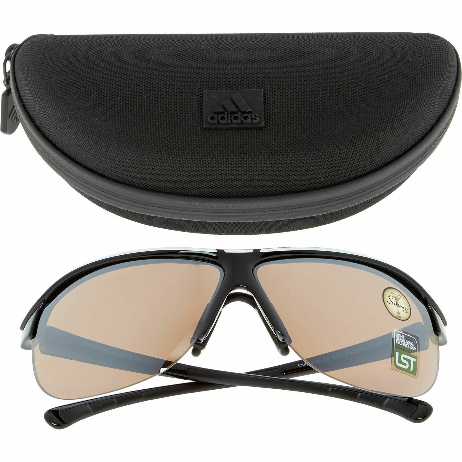 ADIDAS Tourpro S Black S White Line Sport Men's Sunglasses a179/6065