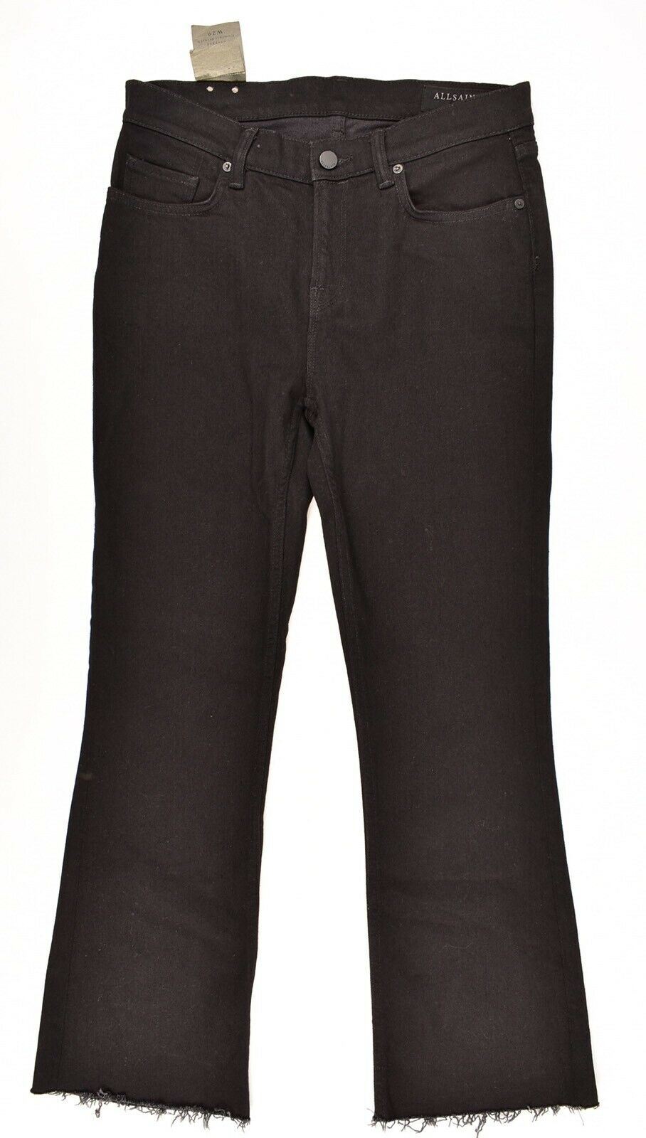 ALLSAINTS Womens ZOE Cropped Stretch Jeans Bootcut Low Rise W25 W26 W27 W28 W29