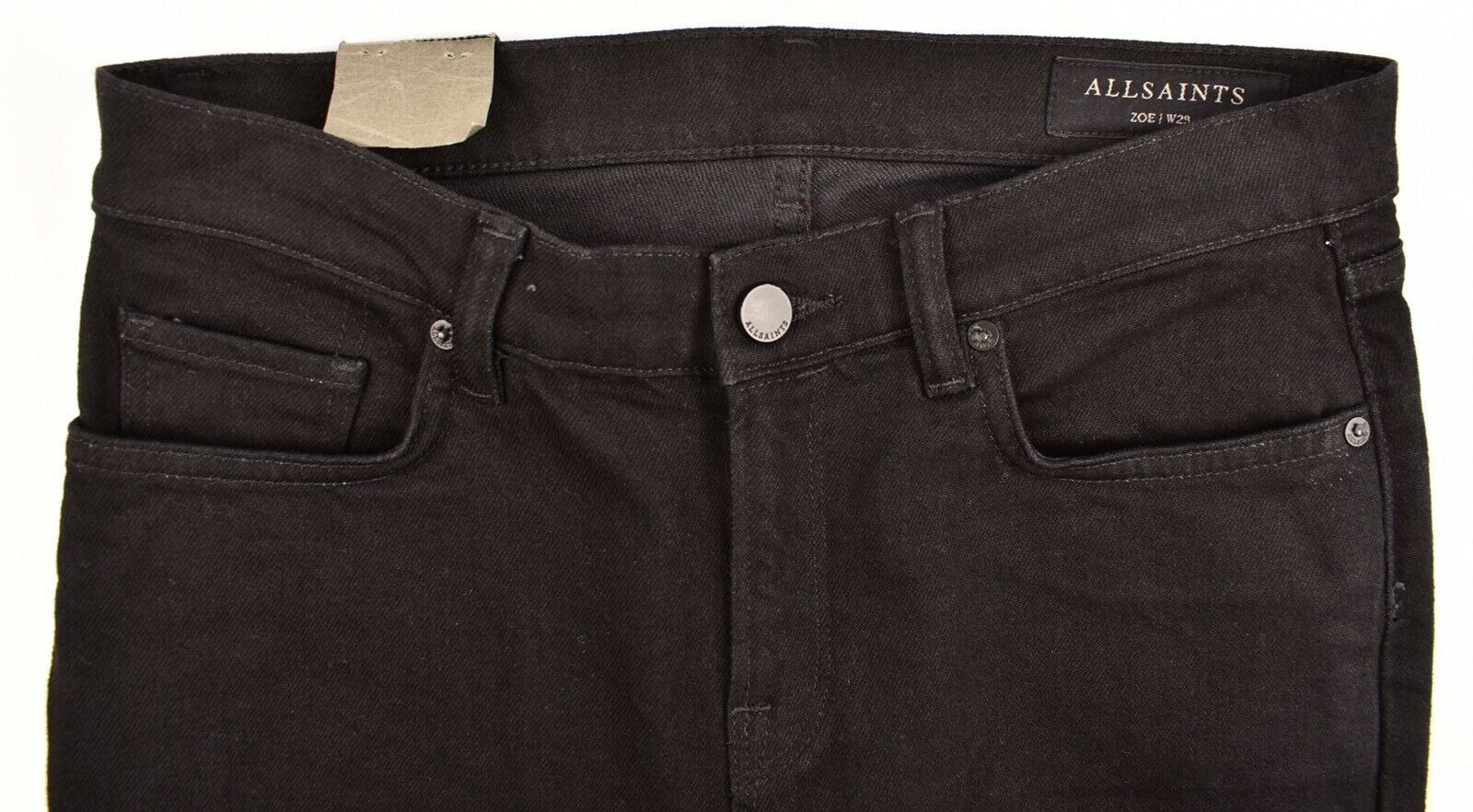 ALLSAINTS Womens ZOE Cropped Stretch Jeans Bootcut Low Rise W25 W26 W27 W28 W29