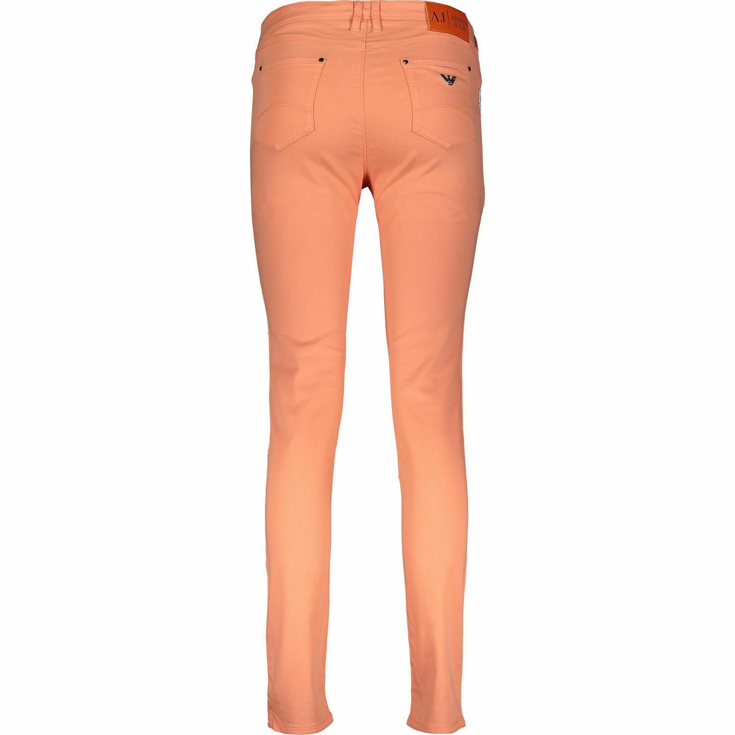 ARMANI JEANS Women's J28 Skinny Fit Twill Denim Jeans, Peach, sizes W26 W28 W30