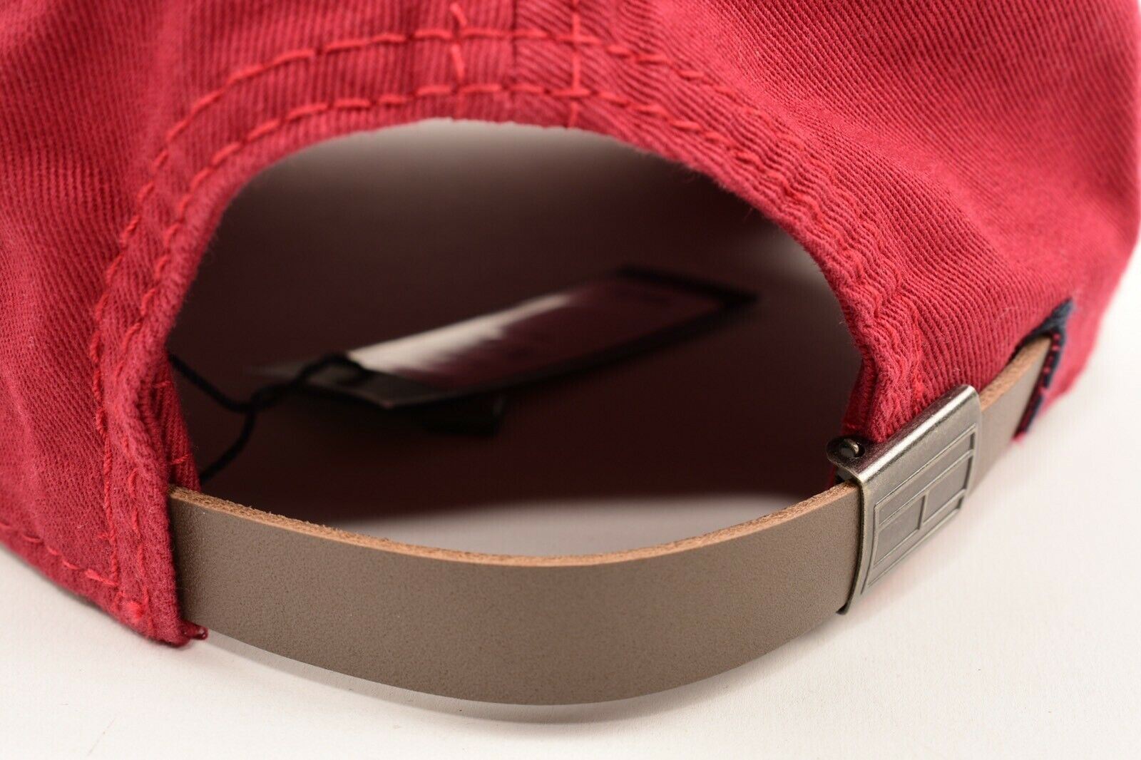 TOMMY HILFIGER Men's /Women's Baseball Cap, Hat, Ruby Red