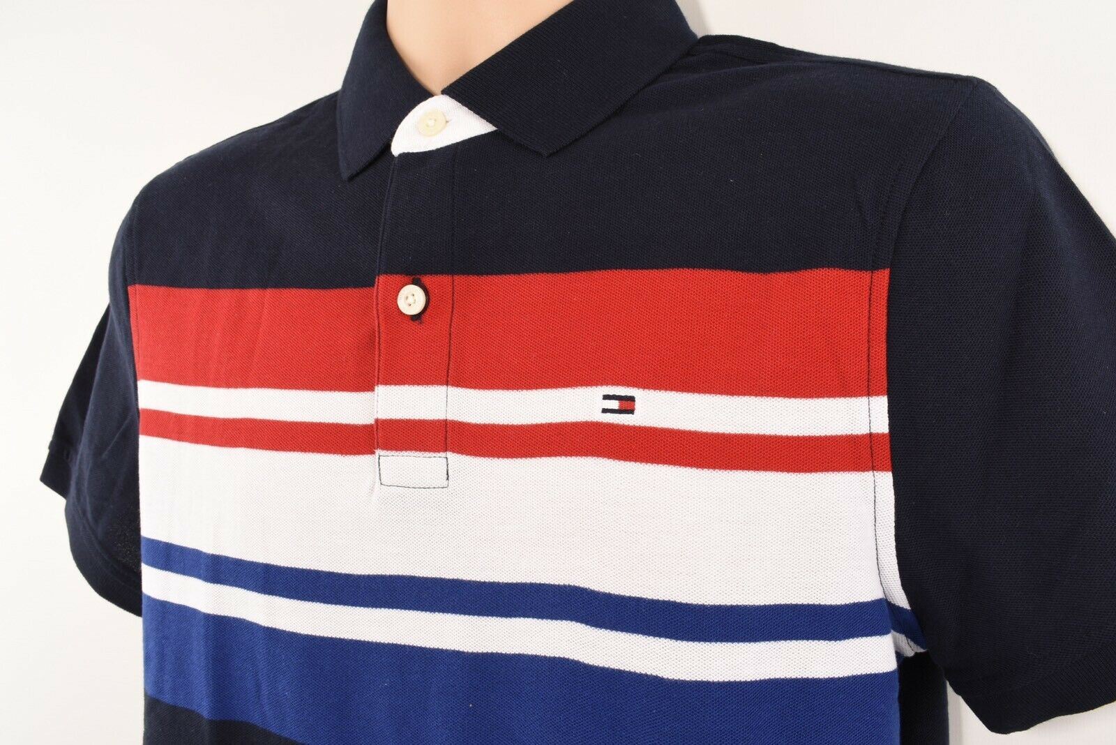 TOMMY HILFIGER Mens PERFORMANCE Navy Polo Shirt, size S /size M /size L /size XL