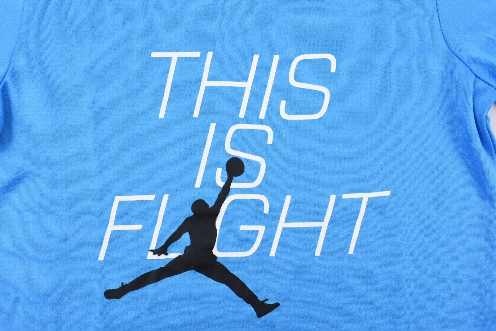 NIKE AIR JORDAN Boys' 'This is Flight' Dri-Fit T-shirt, Blue, 1 years to 2 years