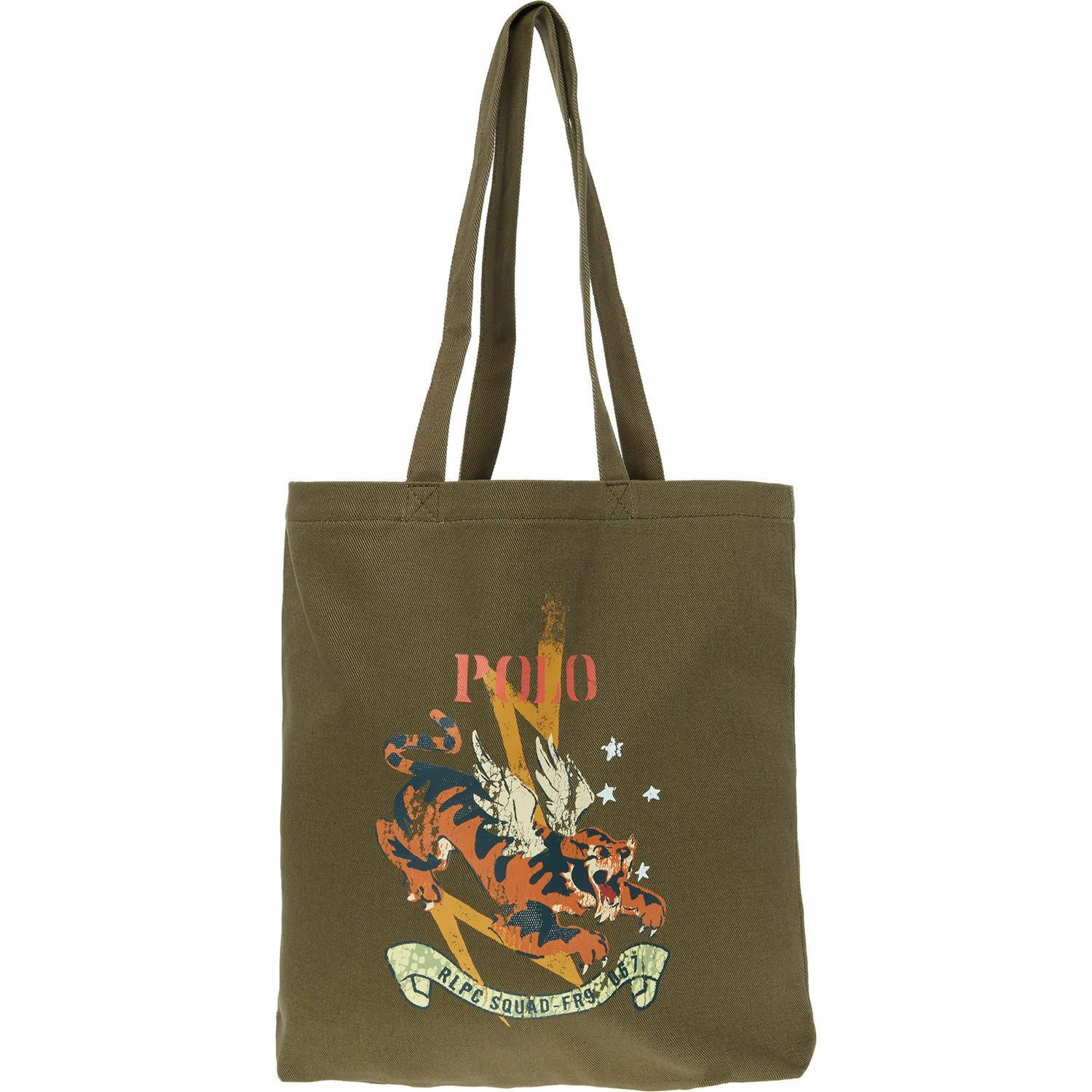Rare Limited Edition Polo Ralph Lauren Olive Tiger Women's Tote Bag RRP £55