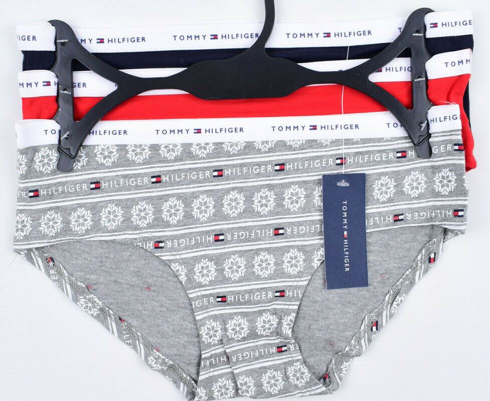 TOMMY HILFIGER 3-pk Women's HIPSTER Briefs Knickers size S