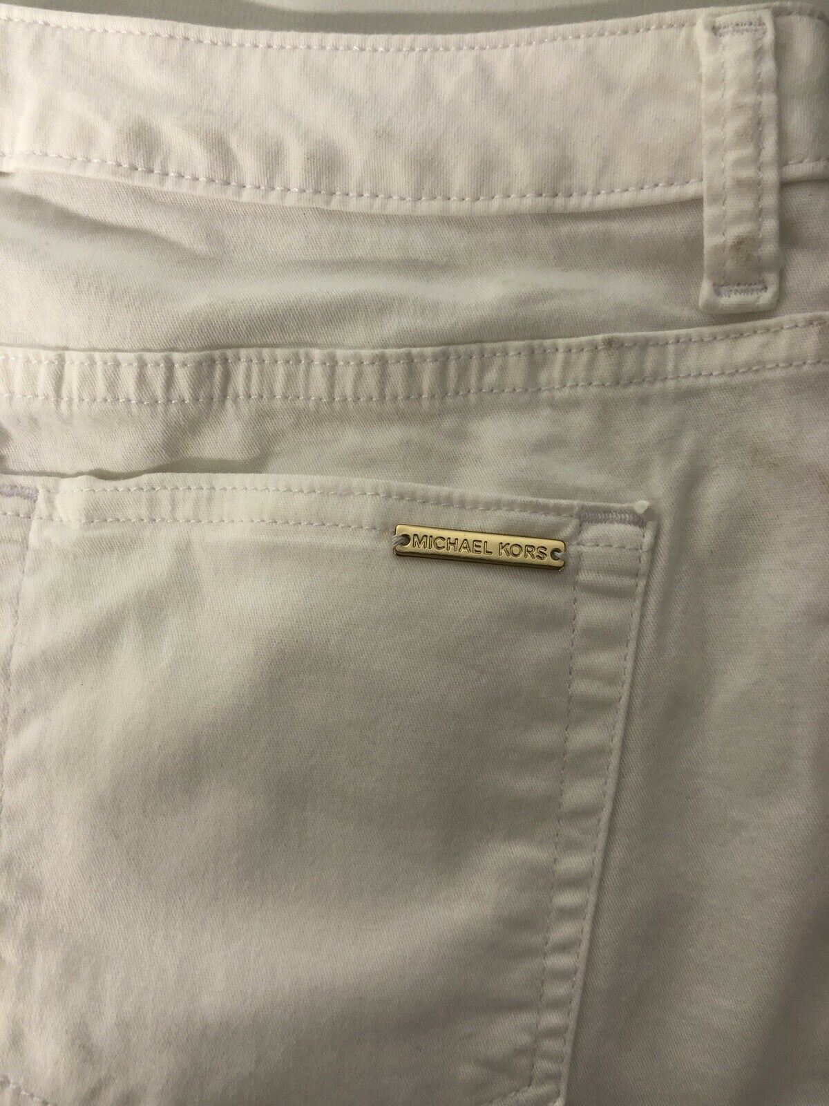 Michael Kors Women's Selma White Skinny Jeans, size UK 16